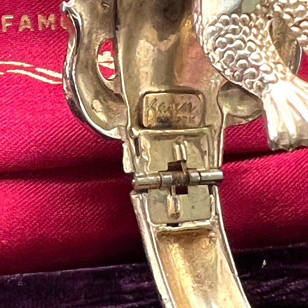 Kafin, New York Vintage Alligator Clamper Bracelet - Picture 3 of 7